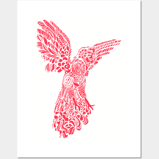 Gallito #red #version by #Bizzartino Wall Art by bizzartino